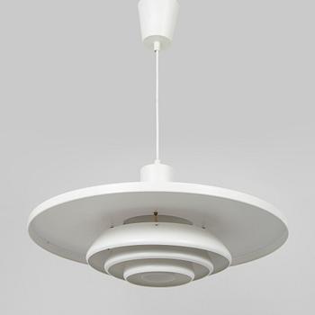 Alvar Aalto, a 'Flying Saucer' pendant ceiling light, A 337 for Valaisinpaja Oy.