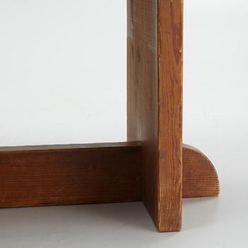 Axel Einar Hjorth, a stained pine 'Lovö' table, Nordiska Kompaniet, Sweden 1930s.