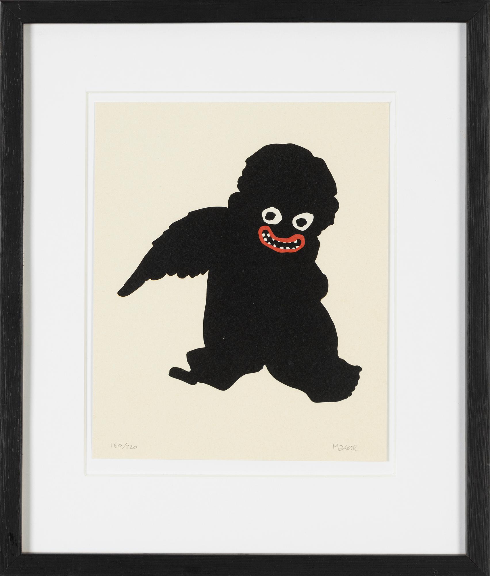 Makode Linde, färglitografi, signerad och numrerad 150/220.