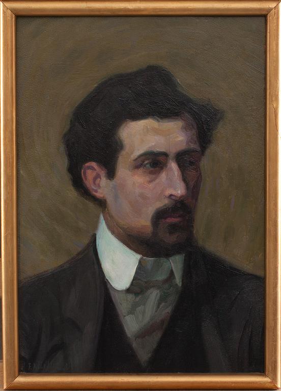 FRITZ KÄRFVE, olja på pannå, signerad och daterad 05.