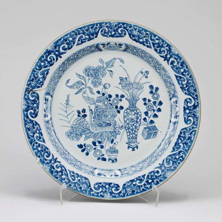 FAT, kompaniporslin. Qing dynastin, Qianlong (1736-95).