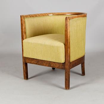 FÅTÖLJ, art déco, 1900-talets första hälft.