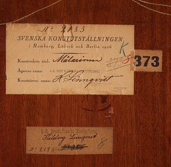 Hilding Linnqvist, "Målarinnan".