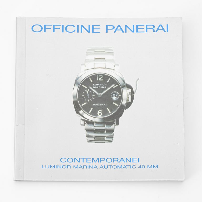 Panerai, Luminor Marina, wristwatch, 40 mm.