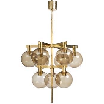 228. Hans-Agne Jakobsson, a chandelier model "T348/9", Hans-Agne Jakobsson AB, Markaryd, 1960s.