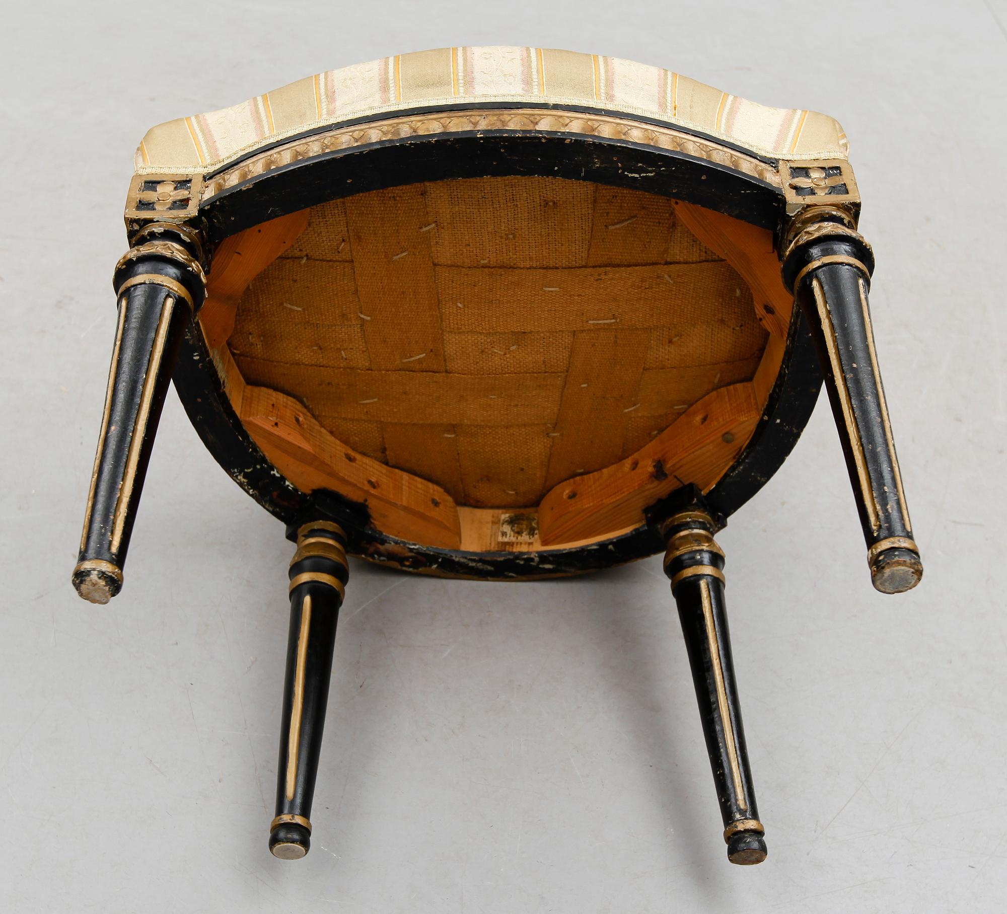 STOL, Stockholms stolmakarämbetes sigill, gustaviansk, 1700-talets slut.