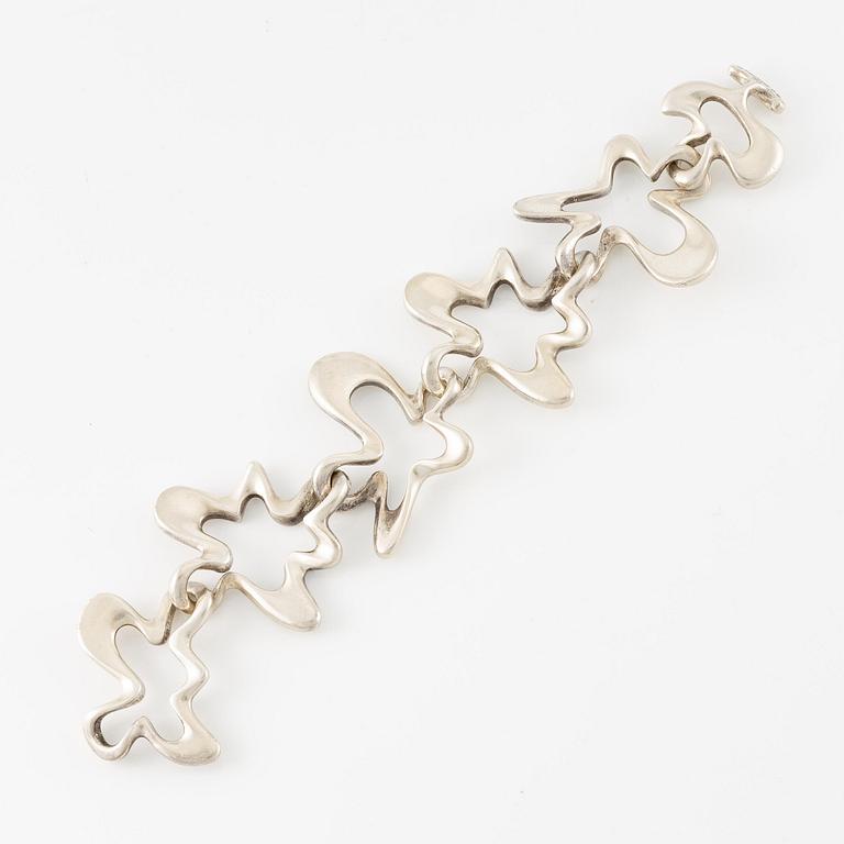 Henning Koppel, a bracelet "Splash", sterling silver, for Georg Jensen & Wendel, Denmark 1945 - 1951.