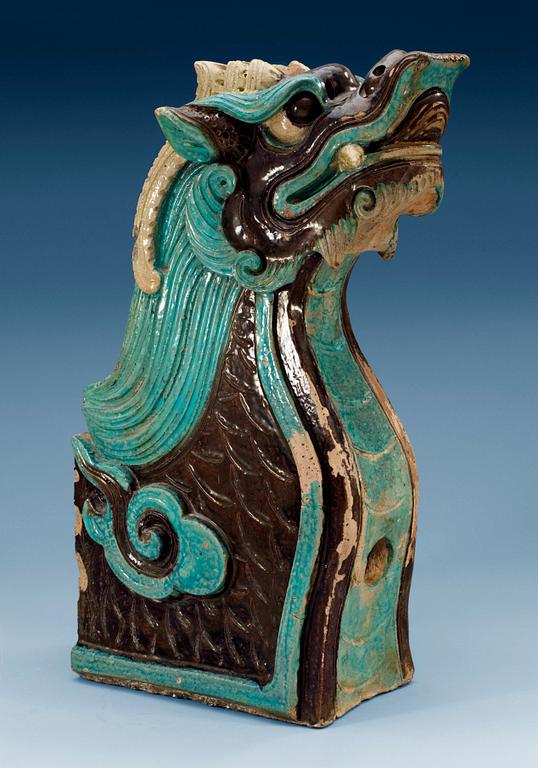 TAKRYTTARE, keramik. Qing dynastin, Kangxi (1662-1722).