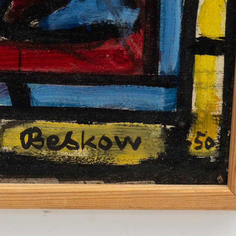 Bo Beskow, Jesus before Pontius Pilate.