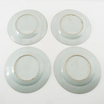 Plates 4 pcs. China 18th century.