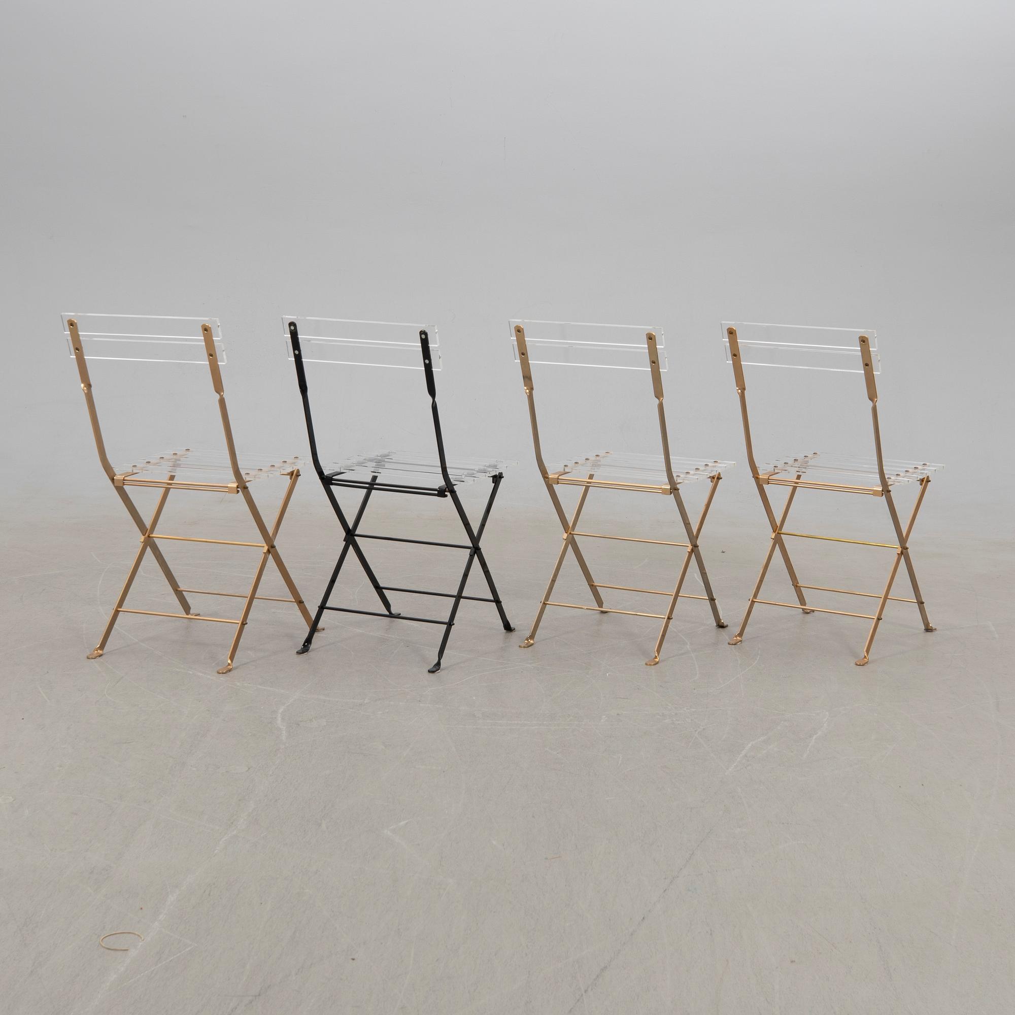 Yonel Lebovici, chairs, 4 pcs, "Les Invisibles".