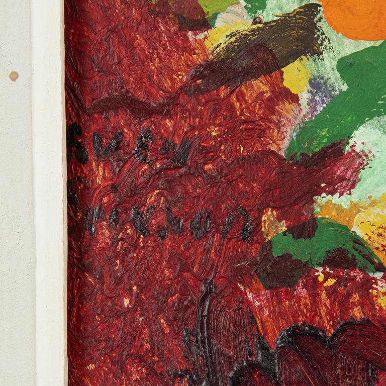 Sven X:et Erixson, oil on canvas, signed Sven Erixson.