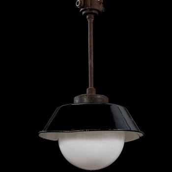 A industrial lamp by Paavo Tynell for Taito Oy, Finland.