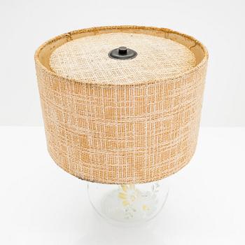 Bordslampa, Köklax Glasbruk 1940-tal.