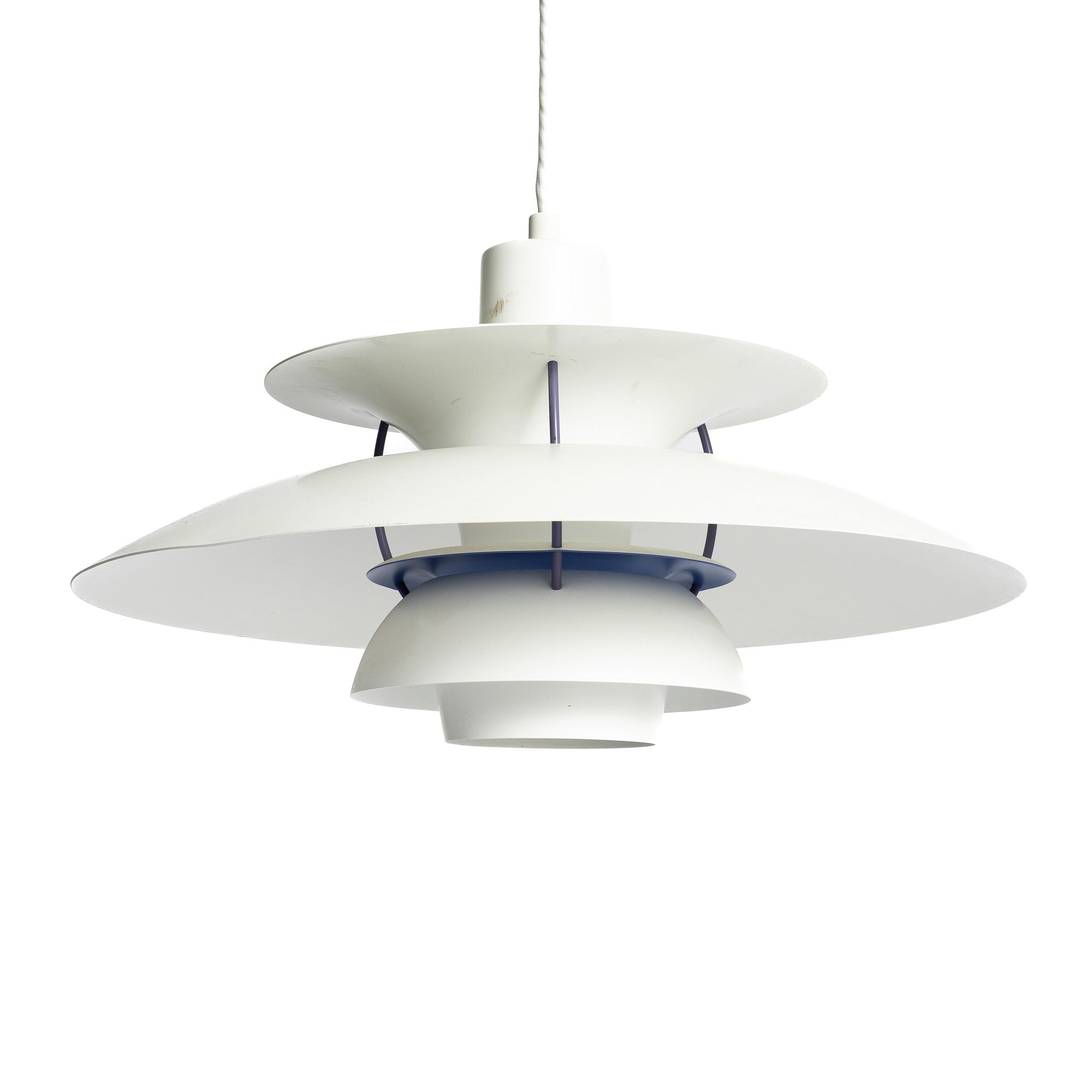 Poul Henningsen, Taklampa, "PH-5", Louis Poulsen, Danmark.