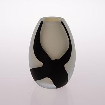 A vase signed Anu Penttinen 2007.