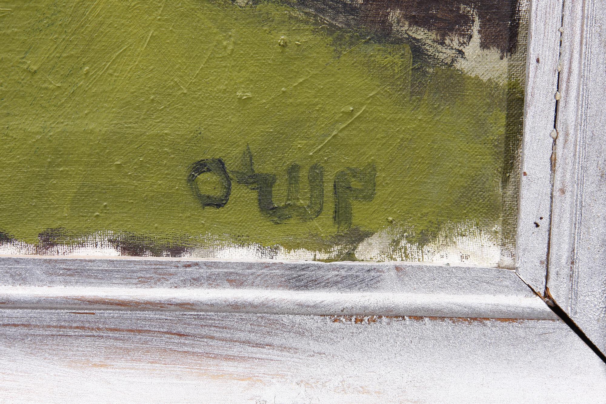 BENGT ORUP, olja på duk. Sign.