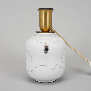 A Stig lindberg "Grazia" table lamp for Gustavsberg.