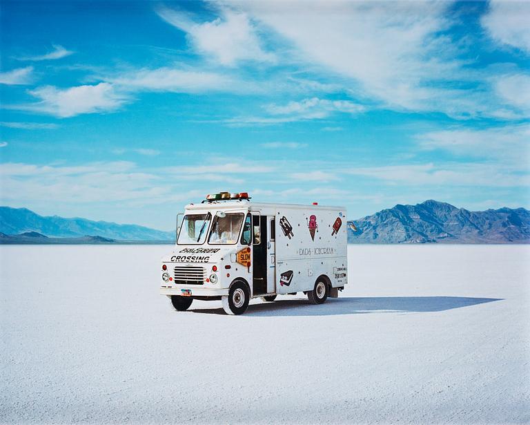 Rob Hann, "Bonneville  Salt Flats", Utah 2007.