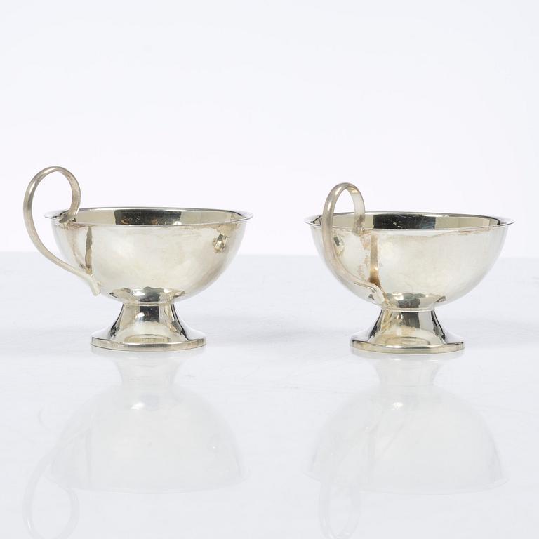 Punch mugs, 7 pcs, silver, Ceson Guldvaru Ab, Gothenburg 1960-1967.