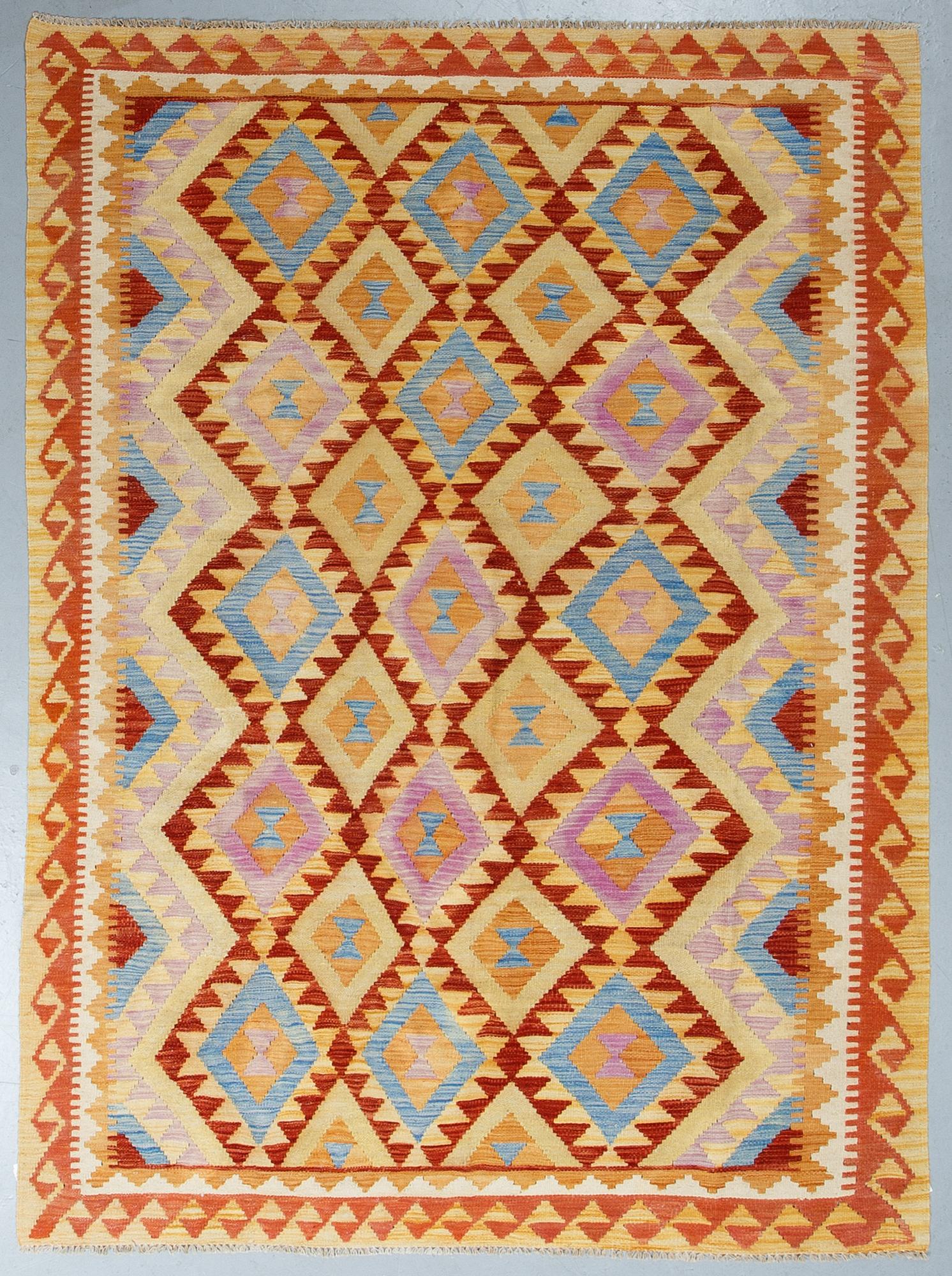 A rug, kilim, ca 248 x 181 cm.