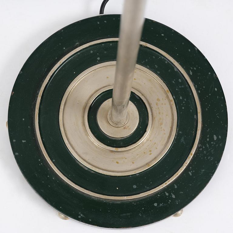 Harald Notini, a floor lamp, Arvid Böhlmarks Lampfabrik, Stockholm, 1930s.