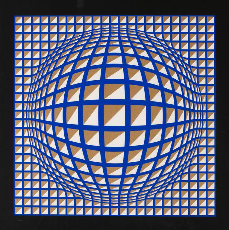 Victor Vasarely, Geometrisk komposition.