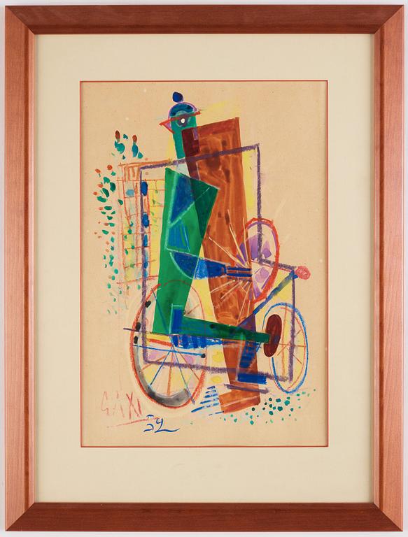 Gösta Adrian-Nilsson, "Grön cyklist".