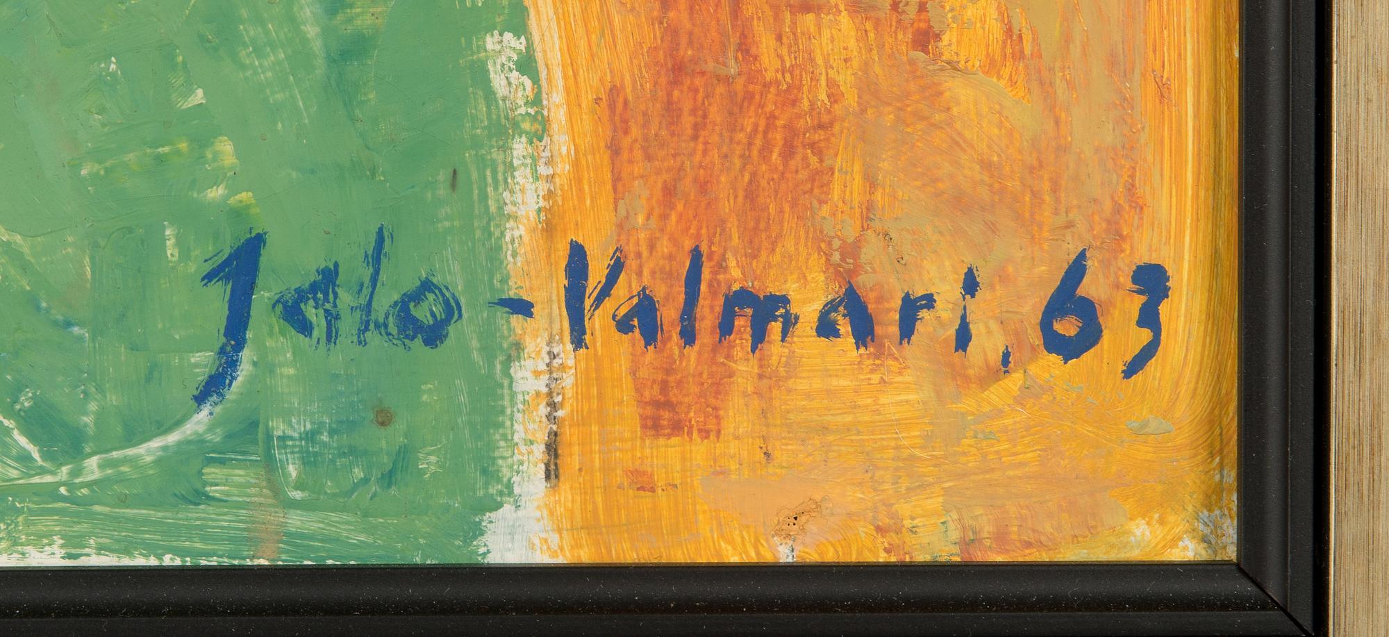 Viljo Mäkinen (Jalo-Kalmari), olja på duk, signerad och daterad-63.