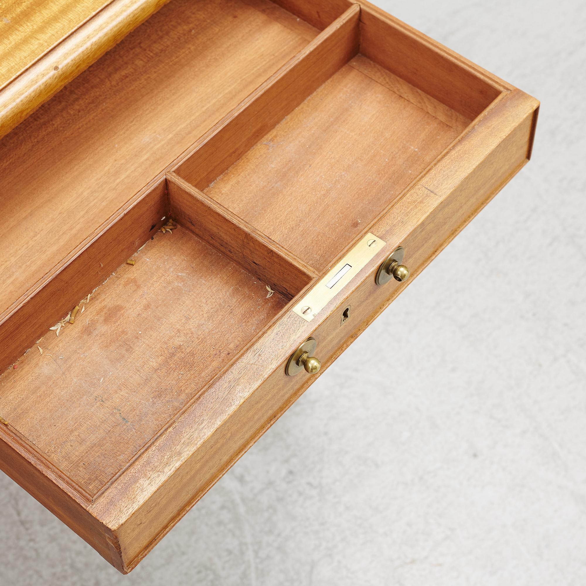 Kaare Klint, desk, journeyman work by Tage Pedersen, Rud Rasmussen, Denmark, 1969.