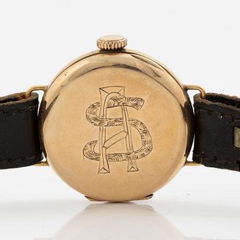 Omega, 14K gold, wristwatch, 26 mm.