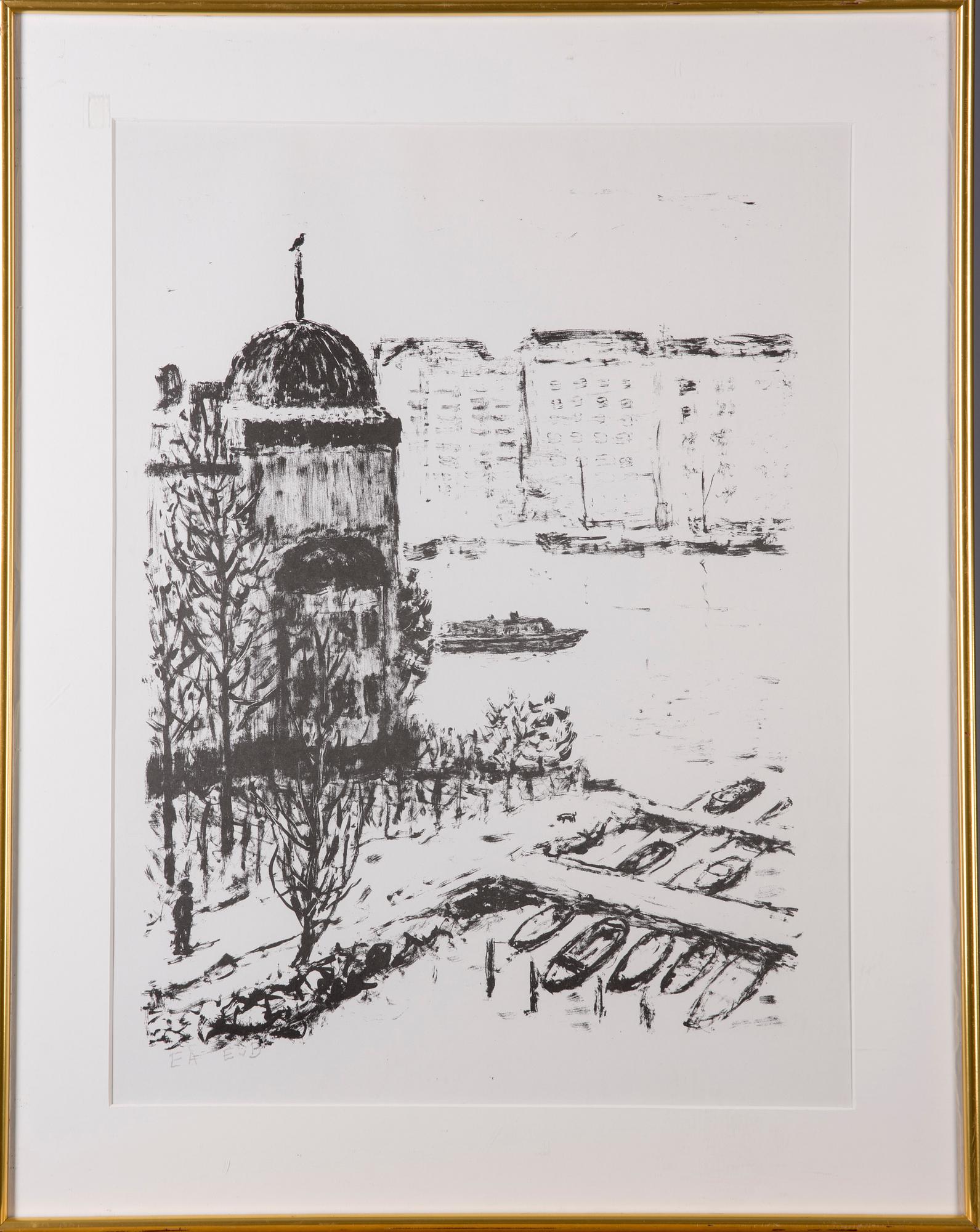 EERO VON BOEHM, litografi, signerad och numrerad EA.