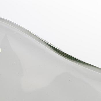Alvar Aalto, One part of 1950's Aalto flower' glass sculpture signed Alvar Aalto Iittala.