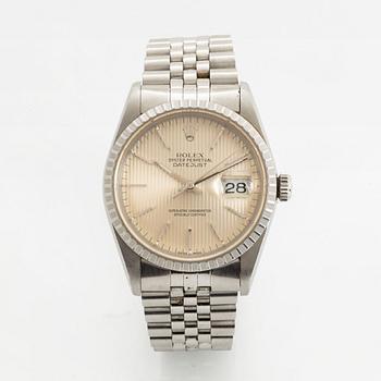 Rolex, Oyster Perpetual, Datejust, "Tapestry Dial", wristwatch, 36 mm.