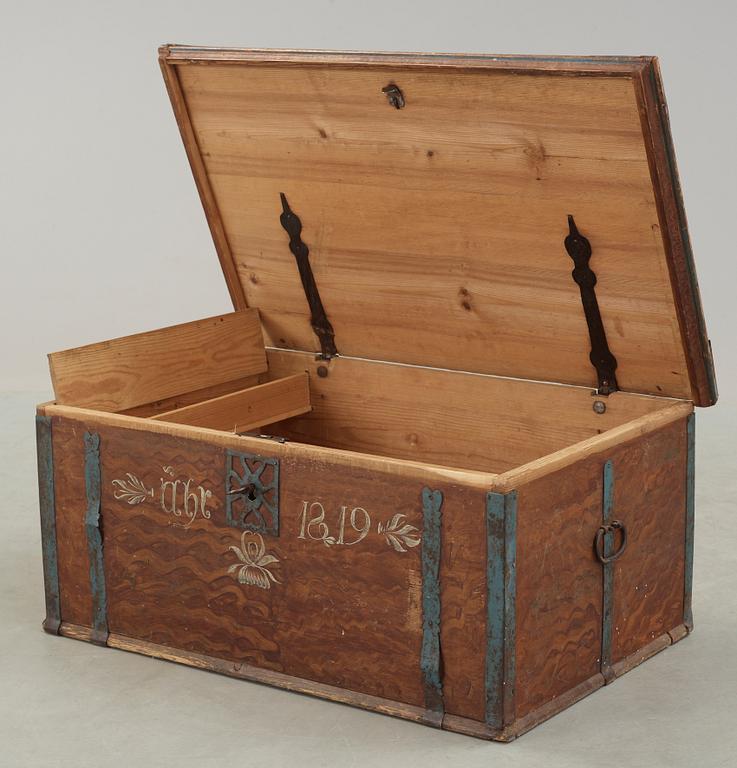 KISTA, allmoge, bär datering 1819.