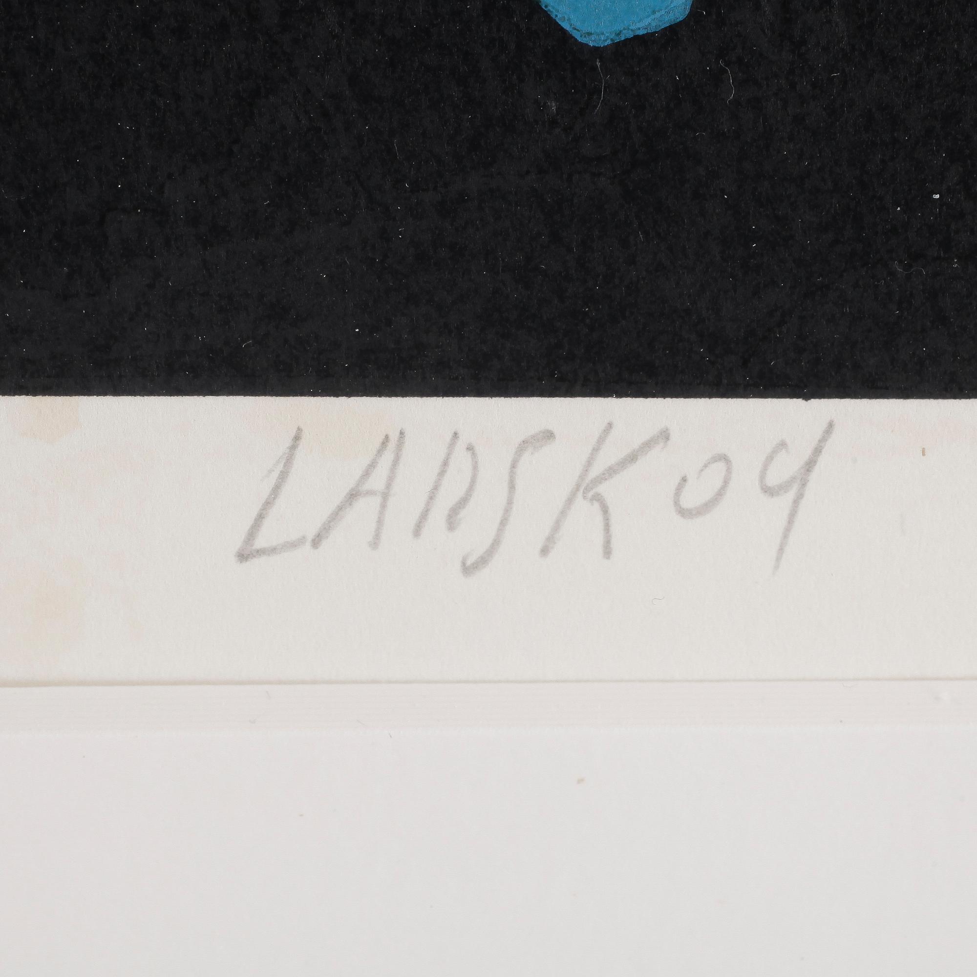 ANDRE LANSKOY. Färglitografi, sign Lanskoy o dat 53/100.