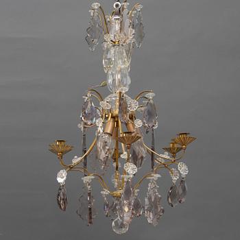 A Rococo style chandelier, first half of the 20th Century.