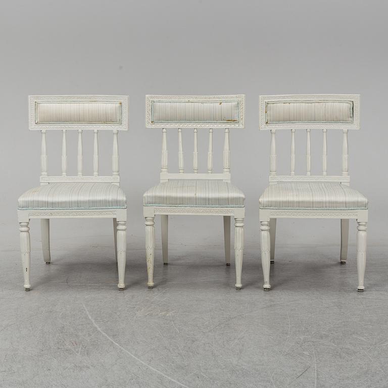 STOLAR, 3 st, sengustavianska, omkring år 1800.