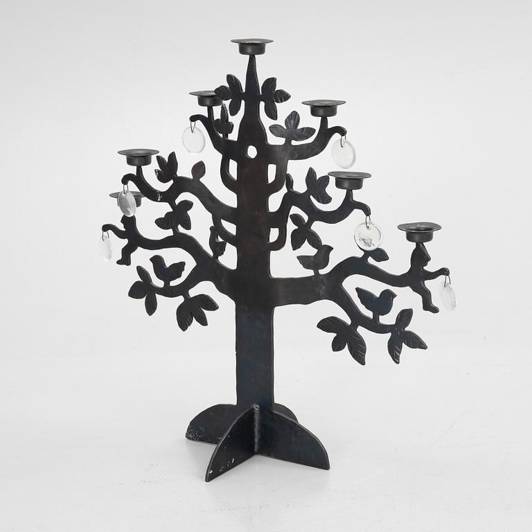 Bertil Vallien, candelabrum, Boda Smide, second half of the 20th century.