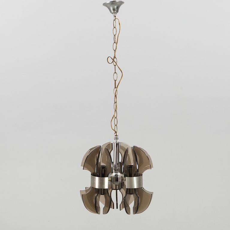 An Italian ceiling lamp for three lights, late 20th century.