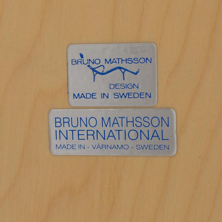 Bruno Mathsson, a birch-veneered dining table from Bruno Mathsson International.