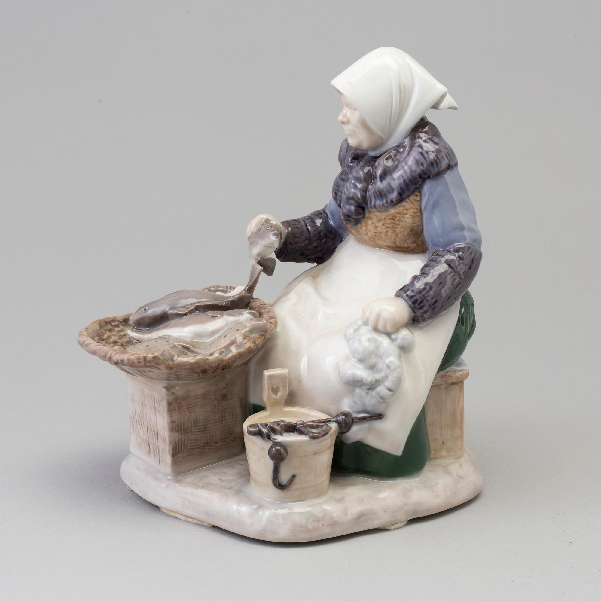 An Axel Locher porcelain figure group, for Bing & Gröndahl, Denmark, second half of the 20th century.