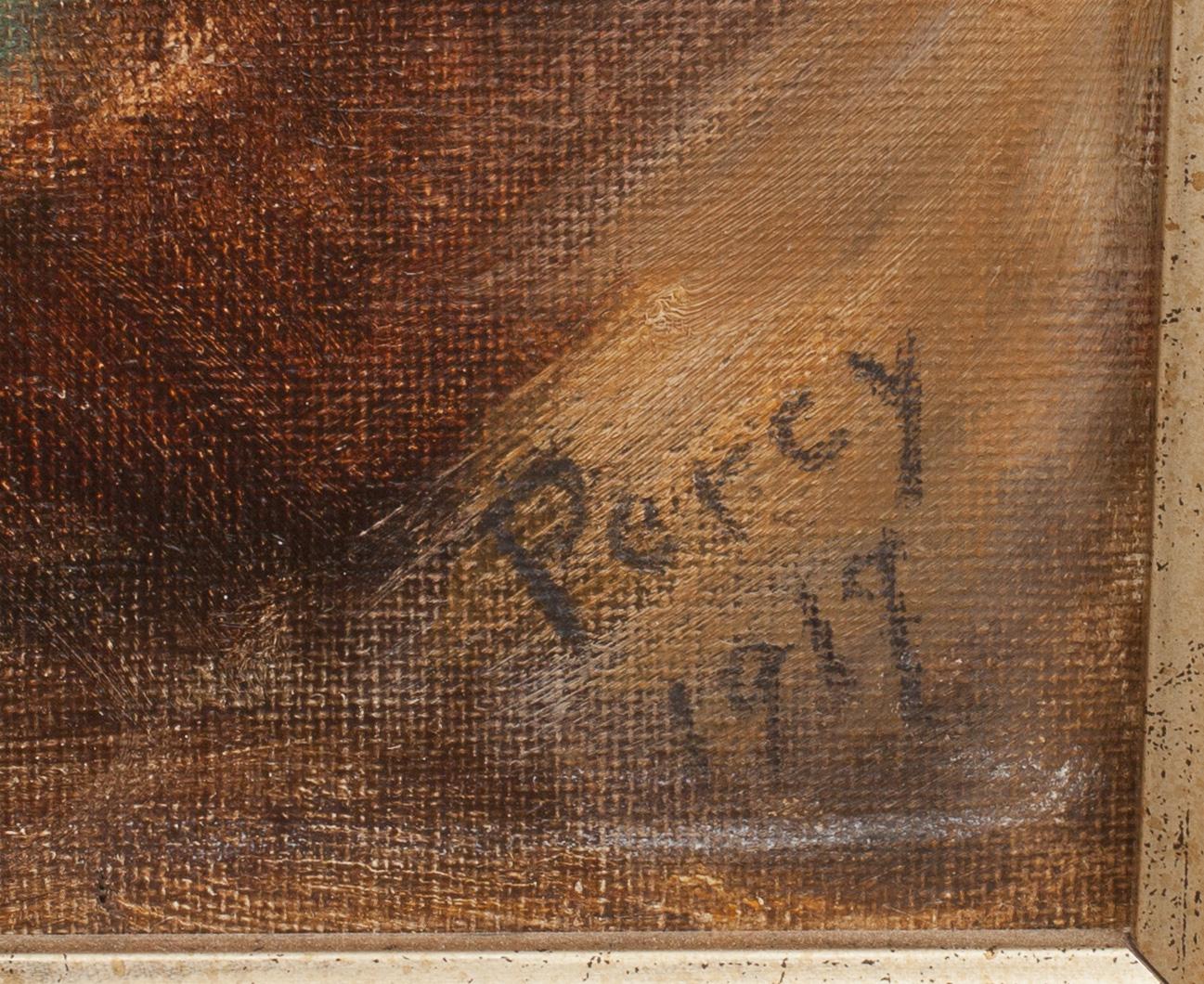 ARTHUR PERCY, olja på duk. Signerad och daterad 1917.