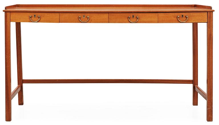 A Josef Frank mahogany desk by Svenskt Tenn.