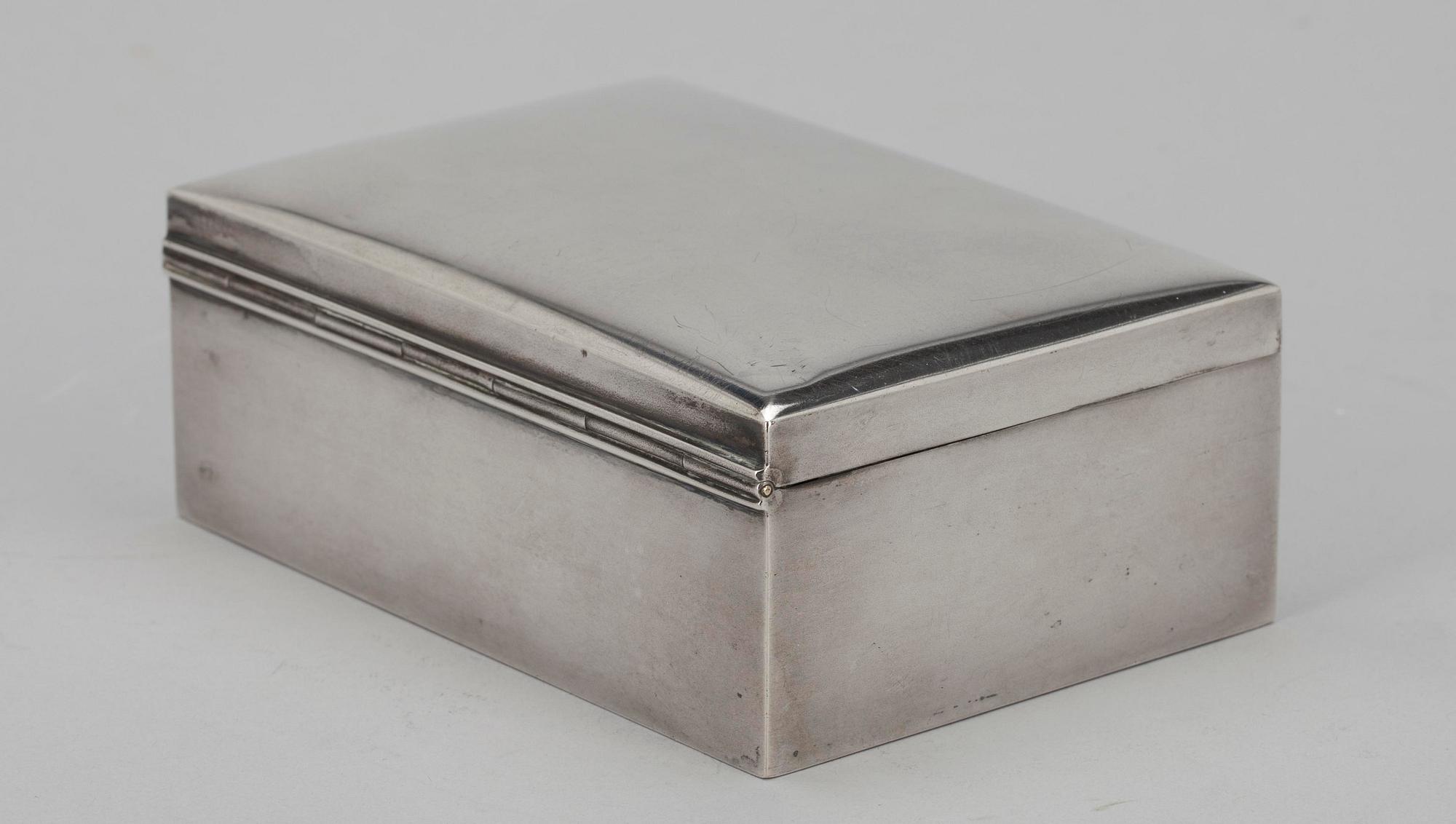 SKRIN, silver och trä, Helsingfors 1918. Vikt 327 g.