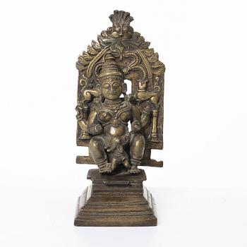 Gudom, brons, Indien, 1800-tal.