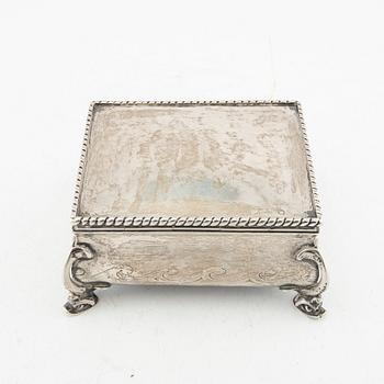 K. Anderson, cigarette case, silver Stockholm 1932.