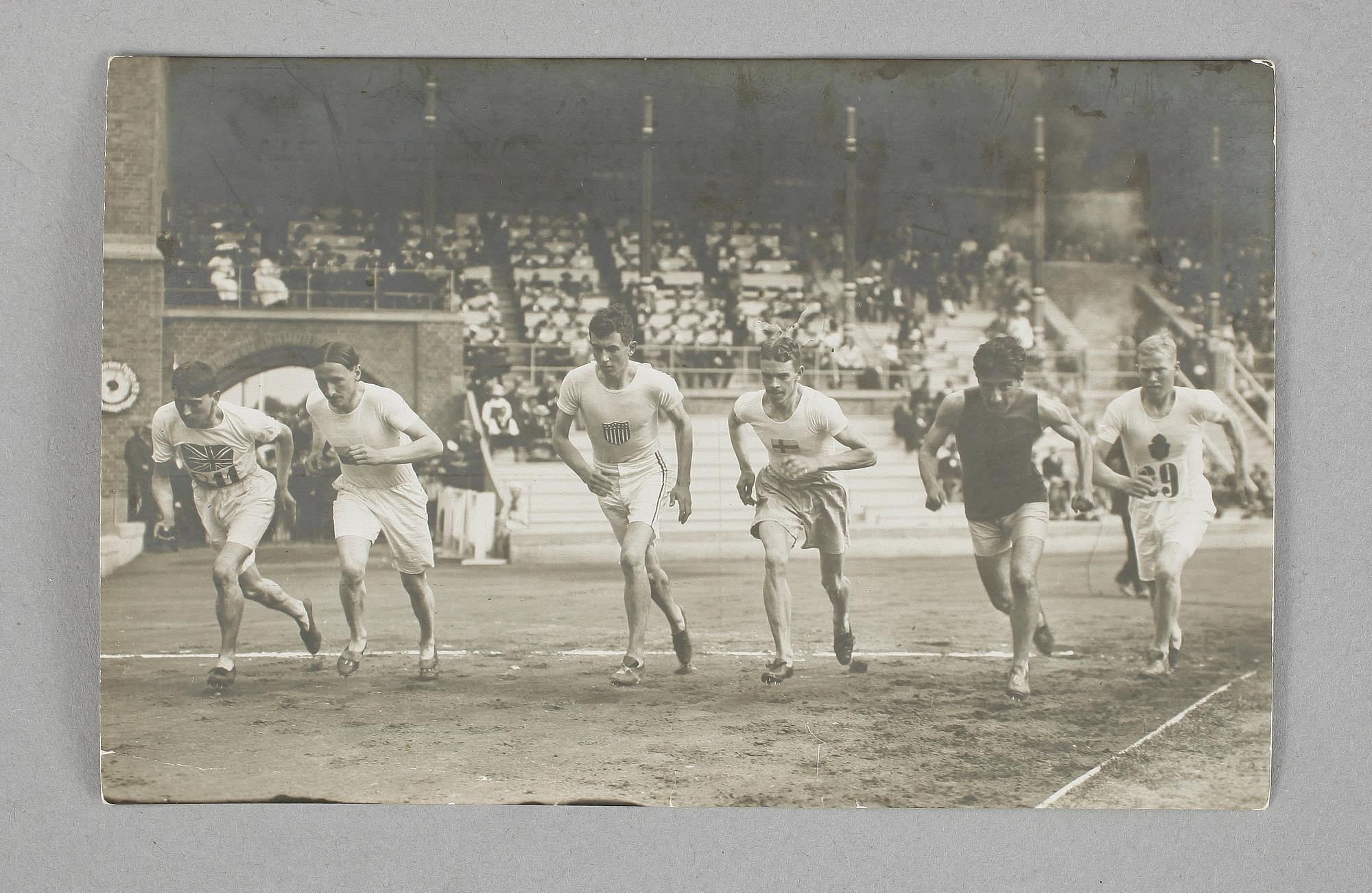 VYKORT, 68 st, från OS i Sthlm 1912.