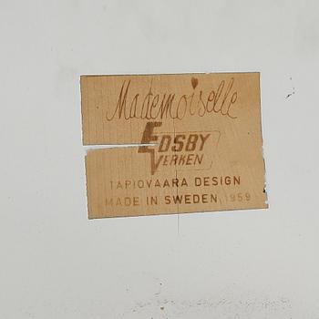STOL, "Mademoiselle", Ilmari Tapiovaara, Edsbyverken, 1960-tal.