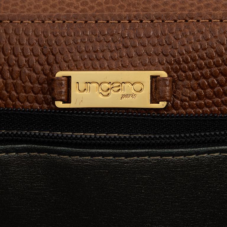 Emanuel Ungaro, a leather bag.